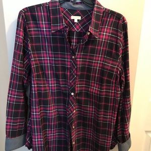 Plaid Blouse